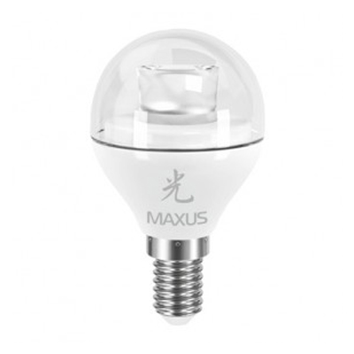 Лампа LED Maxus G45 1-LED-431 AP 4 Вт E14 теплый свет