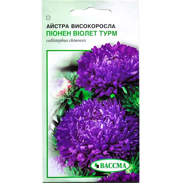 Семена Цветы Астра Пионен Виолет Турм 0.25 г