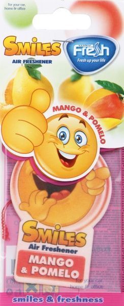 Ароматизатор підвісний FRESHWAY Smiles Dry Mango and Pomelo