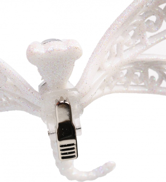 Декоративная подвеска Global Treasure Стрекоза 4 см белый EPI-P141202