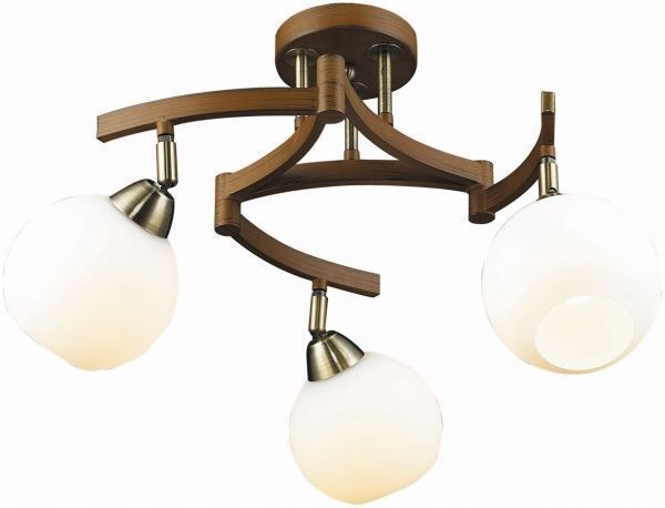 Люстра потолочная Altalusse 3xE27 кофейный 