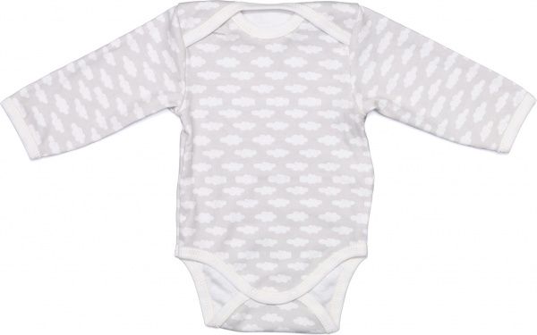 Боди Bambinelli Тучки р.92 серый с белым 