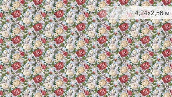 Шпалери вінілові на флізеліновій основі Sintra Rosalinda 386637 1,06x10,05 м 