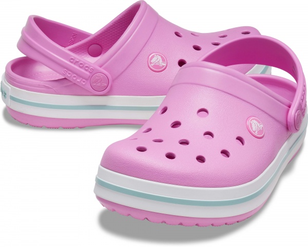 Сабо Crocs CROCBAND KIDS CLOG 207006 207006-6SW р.28-29 рожевий