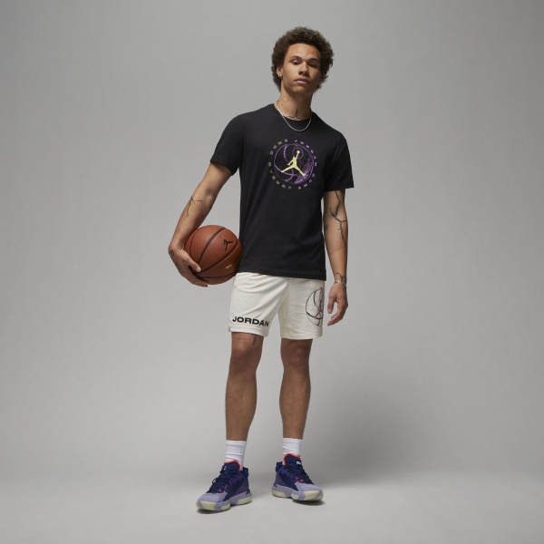 Футболка Jordan M J DF SPRT GFX SS CREW DX9601-010 р.M чорний