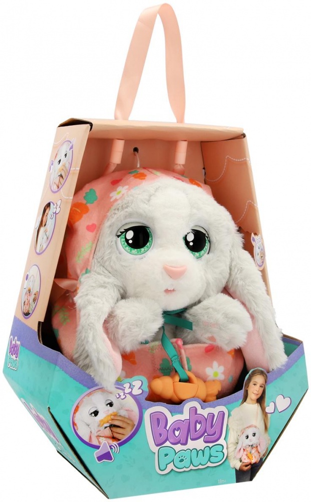 Игрушка интерактивная Baby Paws Зайчонок 927124IM