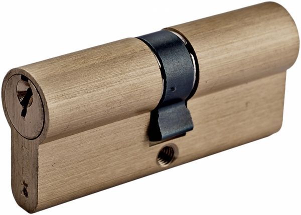 Цилиндр MVM Р6Е 30x30 ключ-ключ 60 мм матовая латунь