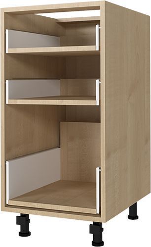 Тумба нижняя с метабоксом 400x820x522 мм клен 