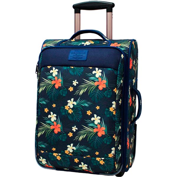 Чемодан Bagland 37666274 70 л разноцветный Леон 