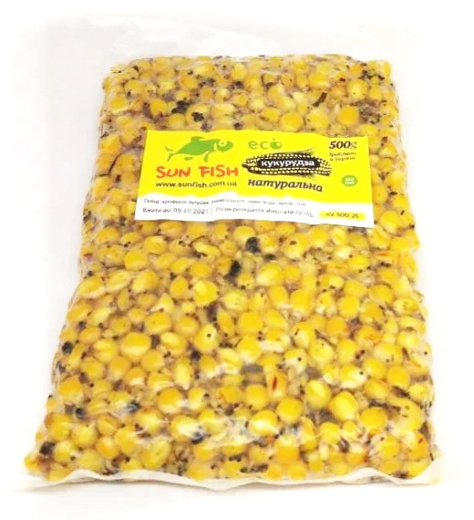 Зерновая прикормка Sun Fish 500 г натуральный КУКУРУЗА