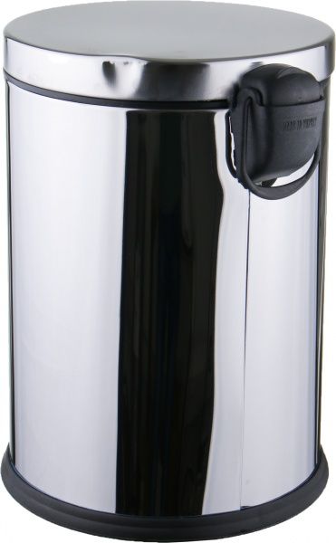 Відро для сміття EforMetal з педаллю 13 л срібний 405