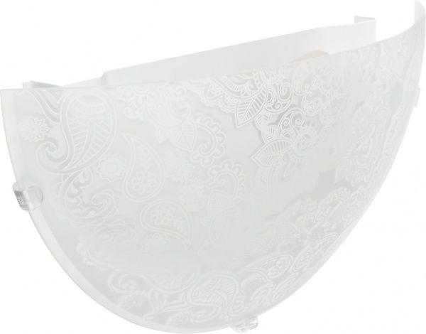 Світильник настінний Декора НББ Індія 1/2 1x60 Вт E27 білий 24331 