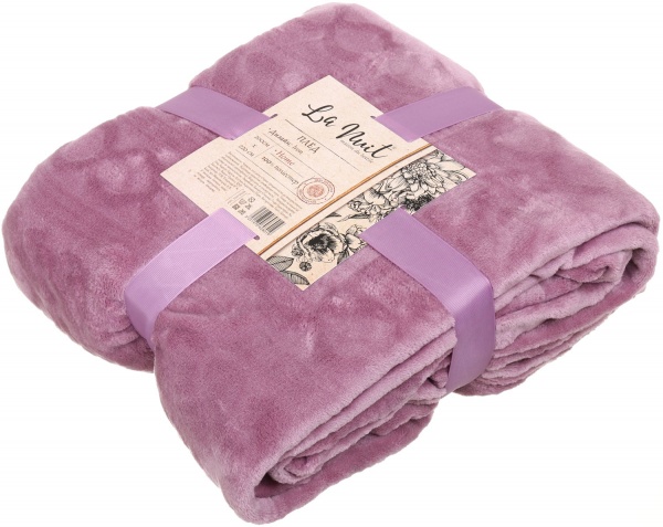 Плед Basic Elderberry 200x220 см розовый La Nuit 