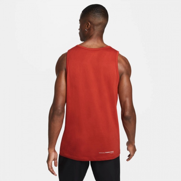 Майка Nike M NK DF TANK 6/1 GFX DM6257-623 р.XL кораловий