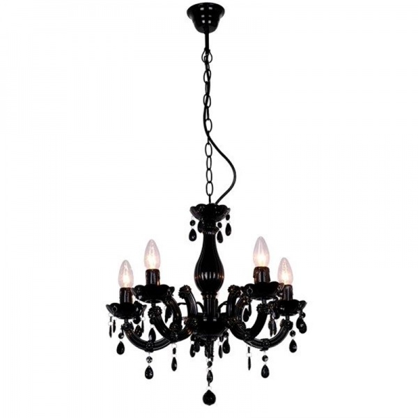 Люстра Zuma Line Magnolia 5xE14 чорний