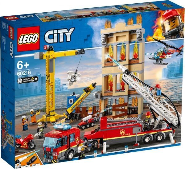 Конструктор LEGO City Городская пожарная бригада 60216