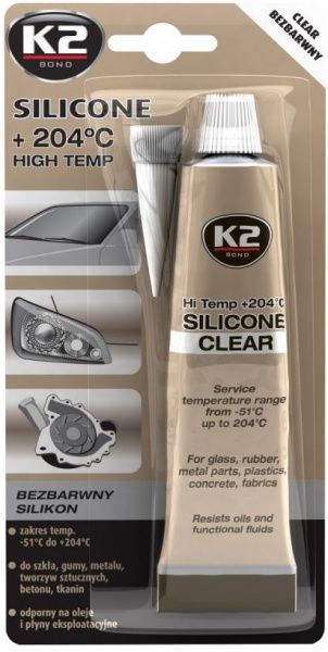 Герметик силіконовий K2 Silicone Clear прозорий 85 г