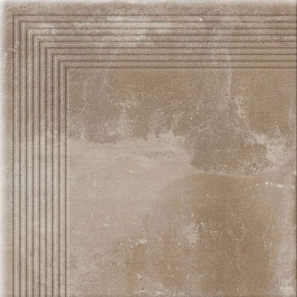 Клінкерна плитка Alivio sand stopnica narozna 30x30 Cerrad