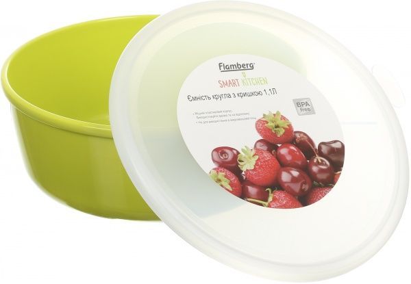 Контейнер с крышкой 1,1 л SL199979 Flamberg Smart Kitchen