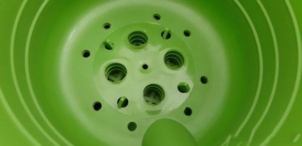 Горшок пластиковый Омела Омела Пастель 1 литра круглый 1л олива 