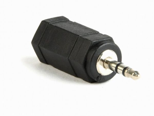 Адаптер Cablexpert (A-2.5M-3.5F) аудио, 2.5мм M / F 3.5 мм 