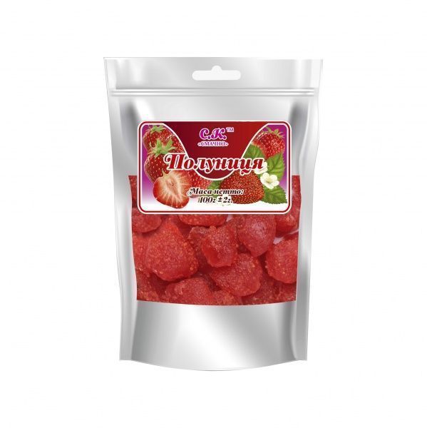 Полуниця Смачно сушена 100 г 