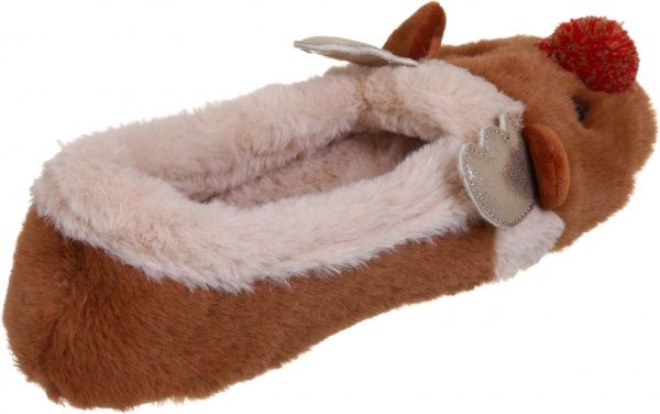 Капці домашні La Nuit Олені р. 38-39 коричневий 
