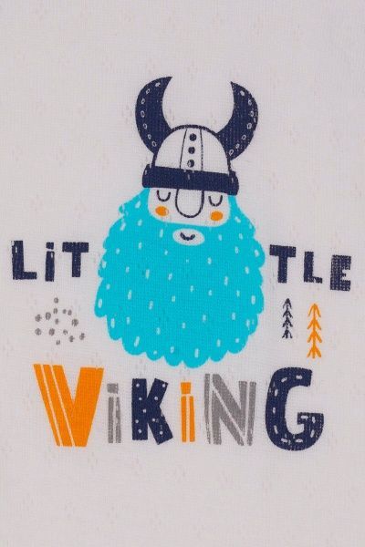 Комбінезон дитячий ТМ Софія My little Viking р.56 молочний 170456 