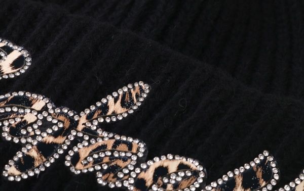 Шапка для дівчаток Pompona р.1 чорний 20 Z P 15 