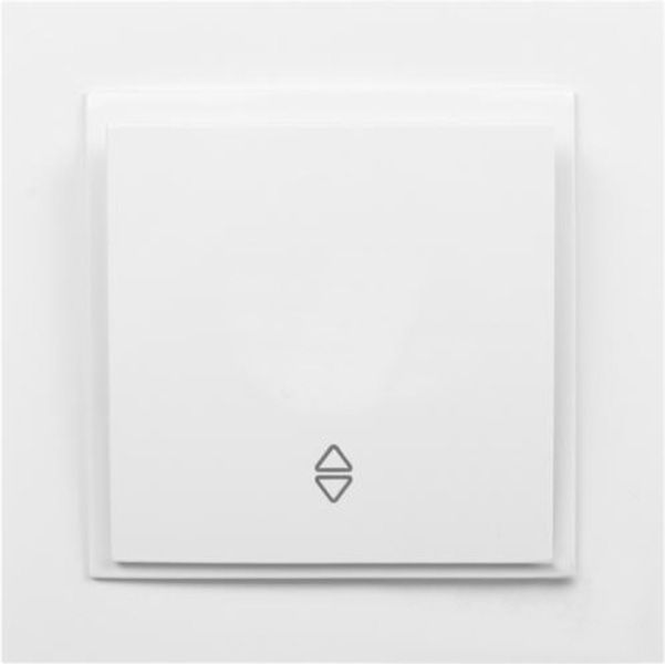 Вимикач прохідний одноклавішний Mono Despina без підсвітки 10 А 250В білий 102-190025-109