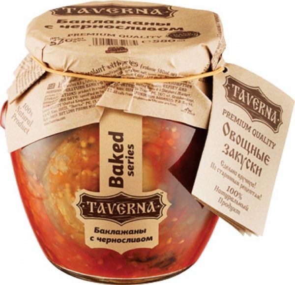 Баклажаны Таверна с черносливом 580 мл