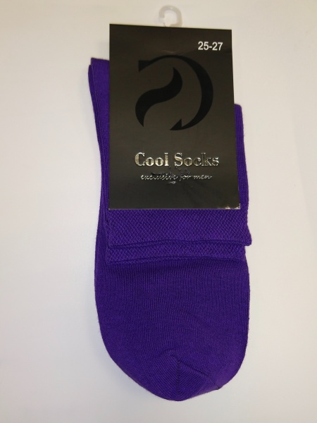 Шкарпетки чоловічі Cool Socks 17302 р. 25-27 фіолетовий 1 пар 