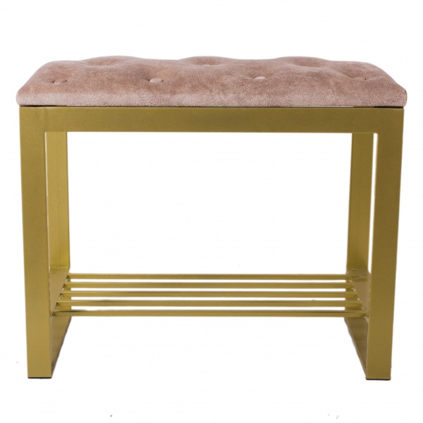 Пуф Метал Арт Вегас бежевый 