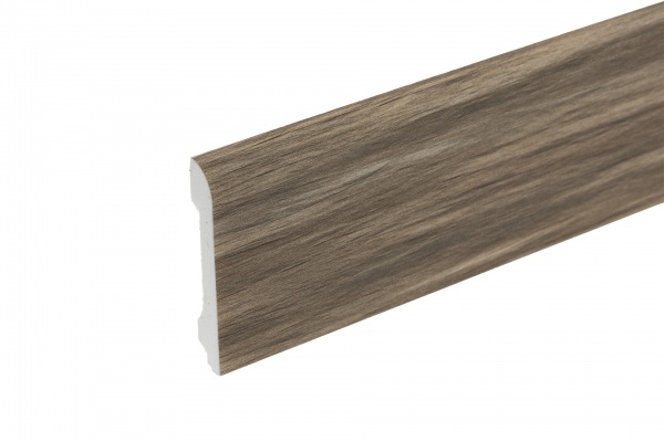 Плинтус Cezar Elegance LPС-11 березовый сантал 78x13x2440 мм 