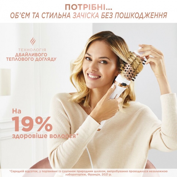 Фен-щітка Rowenta BRUSH ACTIV' ULTIMATE CARE CF9720F0 