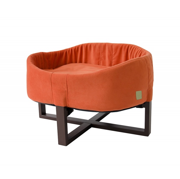 Лежак 10 центів для Джека Джага М терракотовый 60х50х45 см