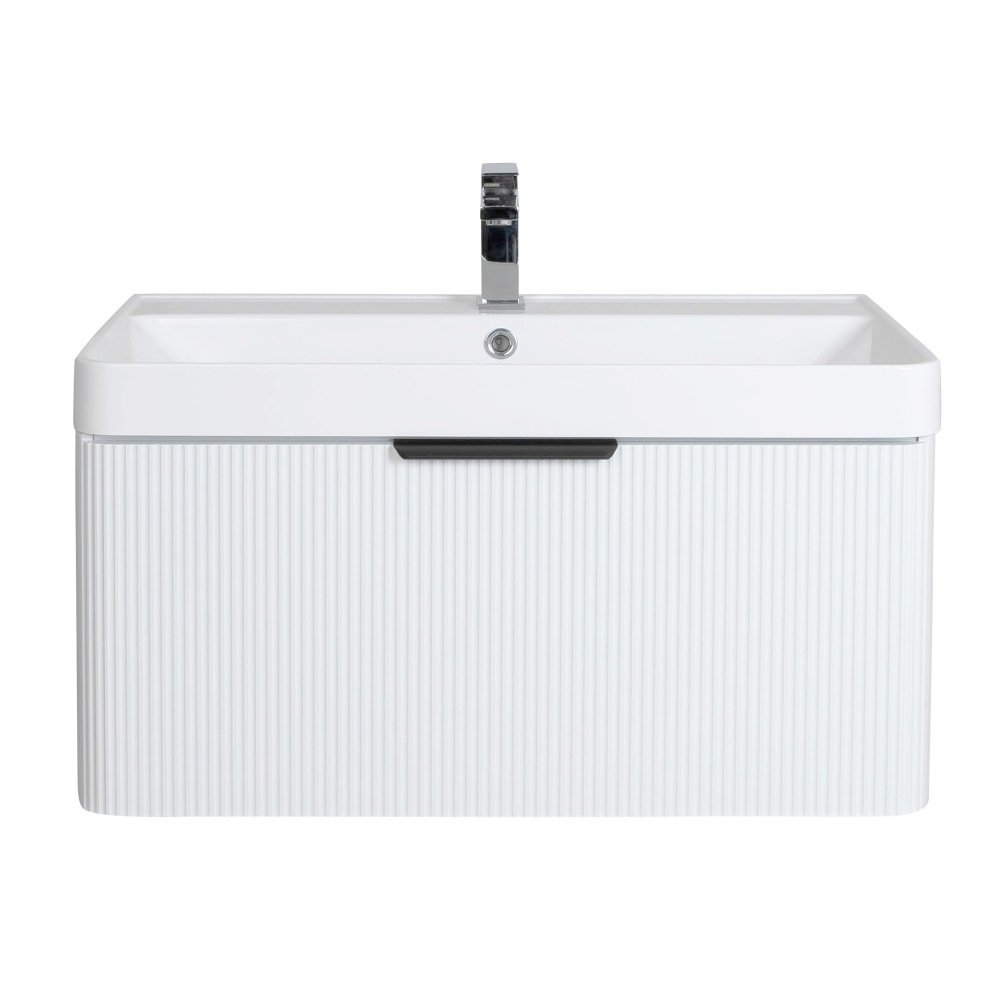 Тумба підвісна Aqua Rodos Frost White з умивальником Deep 75 см (АР000127941)