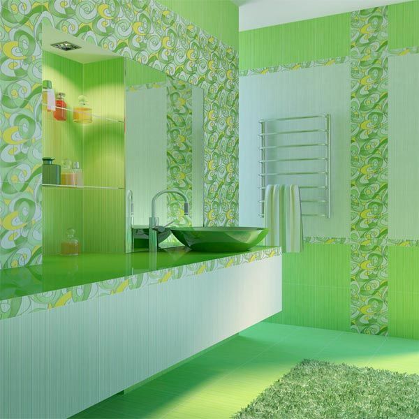 Плитка Golden Tile Ріо зелений К24730 300x300 мм