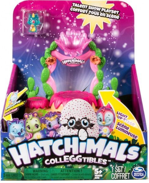 Ігровий набір Spin Master зі світловими ефектами Талант шоу Hatchimals 