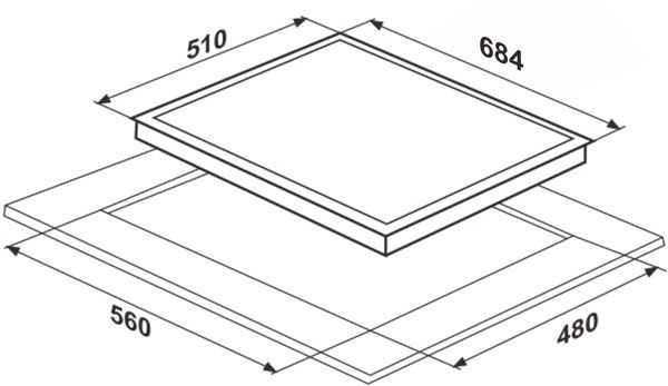 Варильна поверхня Interline TQ 7550 BK