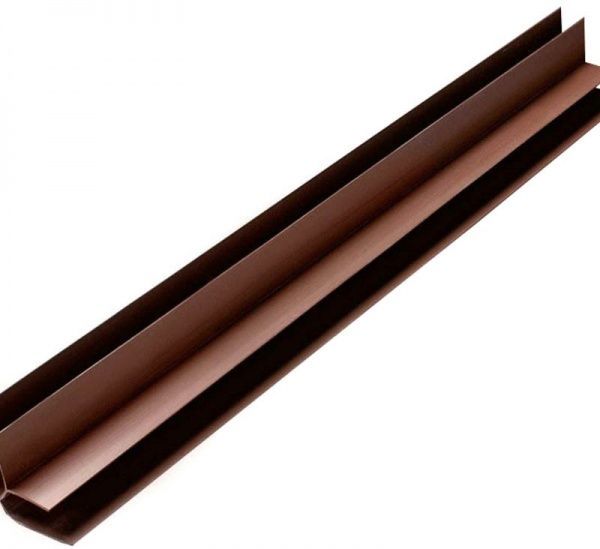 Кут внутрішній ПВХ RIKO 8мм коричневий 3 м.п.