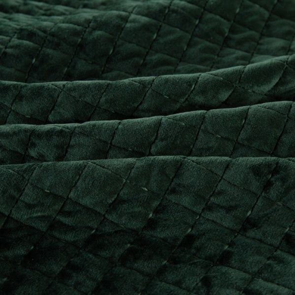 Покрывало Velvet Preston 240x260 см La Nuit зеленый 