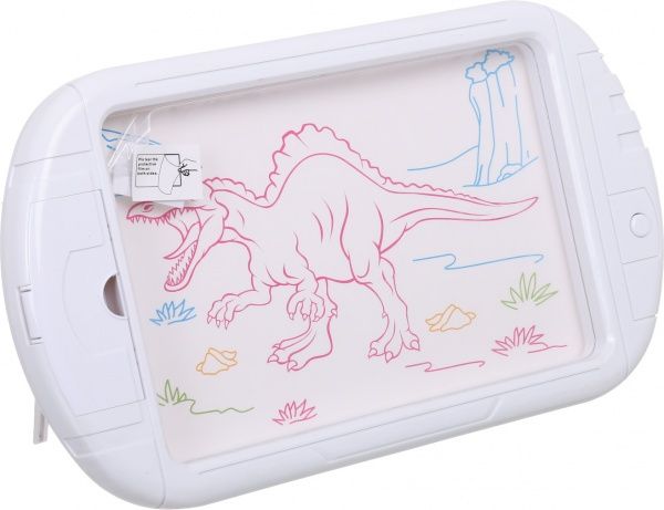 Доска для рисования с подсветкой Shantou 3D Динозавры в корпусе (YM163)