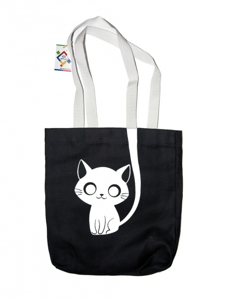 Экосумка из диагонали White Cat 33.5х34 см