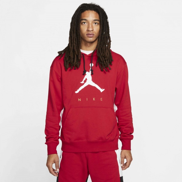 Джемпер Jordan M J JMPMN FLC PO HOODIE DA7192-657 р. 2XL червоний