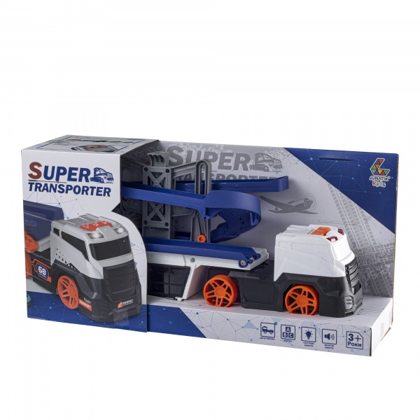 Ігровий набір транспорту Lunatik Вантажівка Автотрек (LNK-STT7563) 978871