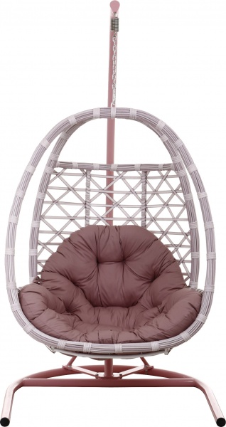 Крісло-кокон Цитрус плетіння ромб прованc