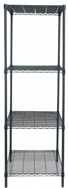 Стелаж PROзапас зелений 1800x910x610 мм метал полиця 4 шт. хром 