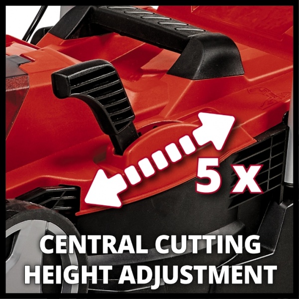 Газонокосарка акумуляторна Einhell GE-CM 18/33 Li Set + тример (3413262)