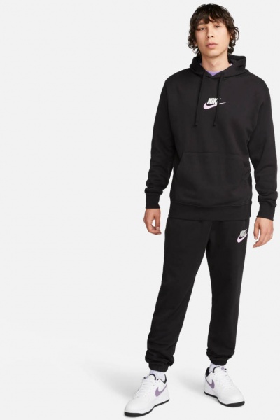 Джемпер Nike M NK CLUB+ FT PO HOODIE LBR FB7788-010 р.S чорний